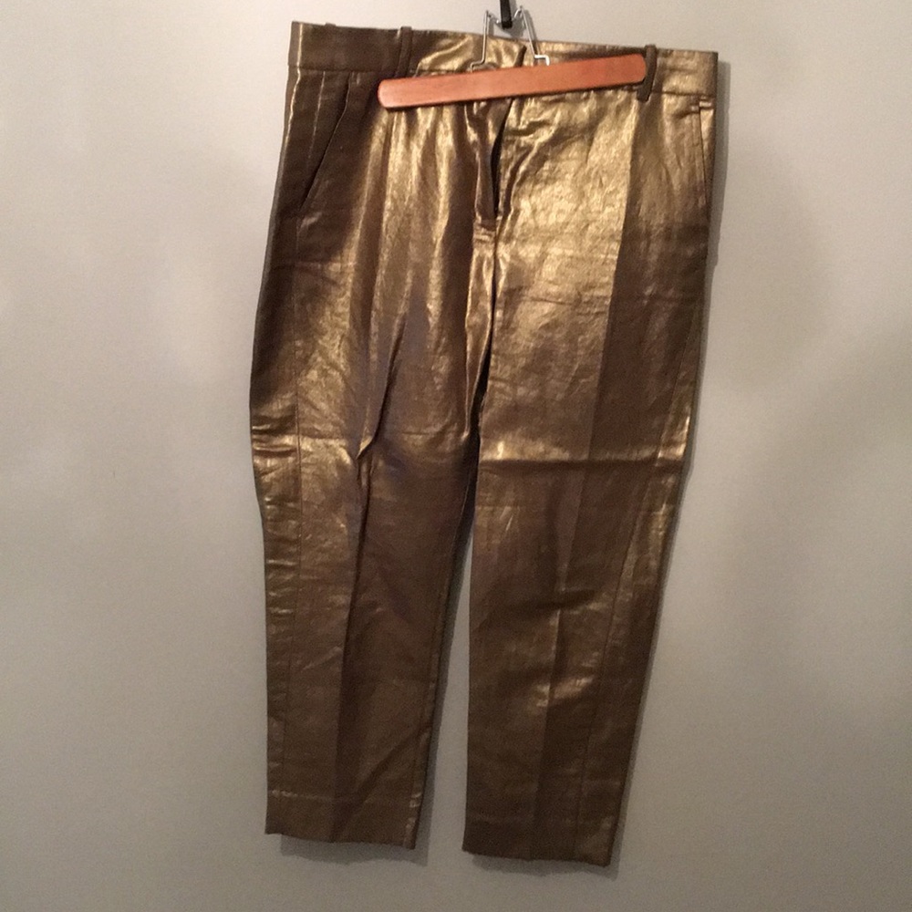 Gold dress pants